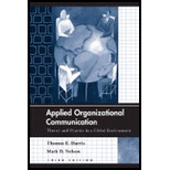 Applied Organizational Communication