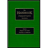 Handbook of Aging and Cognition