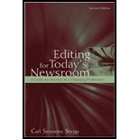 Editing for Todays Newsroom  A Guide for Success in a Changing Profession