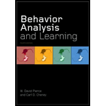 Behavior Analysis and Learning