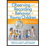 Observing and Recording Behavior of Young Children