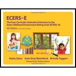 Ecers E the Four Curricular Subscales