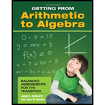 Getting From Arithmetic to Algebra