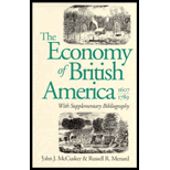 Economy of British America, 1607 1789