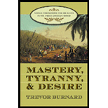 Mastery, Tyranny, and Desire  Thomas Thistlewood and His Slaves in the Anglo Jamaican World