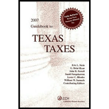 Guidebook to Texas Taxes, 2007