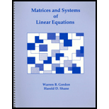 Matrices and Systems of Linear Equations