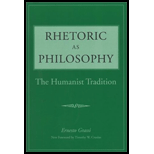 Rhetoric as Philosophy  Human Tradition