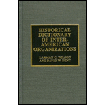 Historical Dictionary of Inter American Organizations