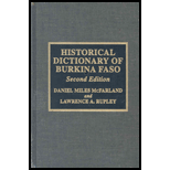 Historical Dictionary of Burkina Faso