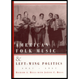 American Folk Music and Left Wing Politics