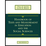 Handbook of Tests and Measurement in Education and the Social Sciences