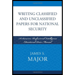 Writing Classified and Unclassified Papers in the Intelligence Community