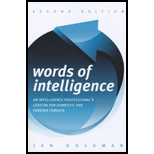 Words of Intelligence An Intelligence Professionals Lexicon for Domestic and Foreign Threats