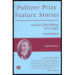 Pulitzer Prize Feature Stories  Americas Best Writing, 1979 2003