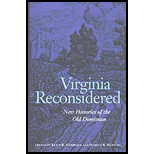 Virginia Reconsidered  New Histories of the Old Dominion