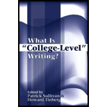 What Is College Level Writing?