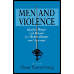 Men and Violence  Gender, Honor and Rituals in Modern Europe and America