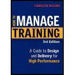 How to Manage Training