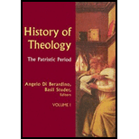 History of Theology, Volume 1 Patristic