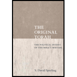 Original Torah  The Political Intent of the Bibles Writers