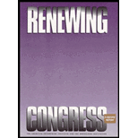 Renewing Congress  A Second Report