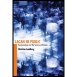 Lacan in Public Psychoanalysis and the Science of Rhetoric