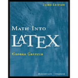 Math Into LaTeX