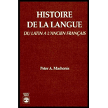 Histoire De La Langue  du Latin a lancien franAais