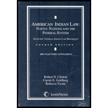 American Indian Law  Native Nations and the Federal System  Selected Federal Indian Law Provisions, 2005