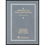 Antitrust Law Policy and Practice