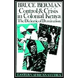 Control and Crisis in Colonial Kenya