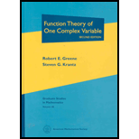 Function Theory of One Complex Variable