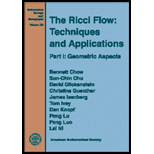 Ricci Flow Tech and Appl., Part 1 Geometric Aspects