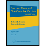 Function Theory of One Complex Variable