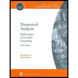cover of Numerical Analysis: Mathematics of Scientific Computing (3rd edition)