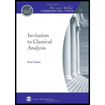 Invitation to Classical Analysis