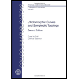 J Holomorphic Curves and Symplectic Topology