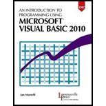 Introduction to Programming Using Microsoft Visual Basic 2010