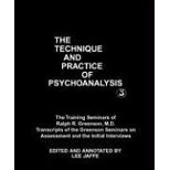 Technique and Practice of Psychoanalysis, Volume 3