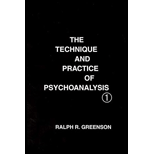 Technique and Practice of Psychoanalysis Volume 1