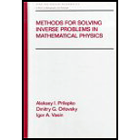 Methods for Solving Inverse Problems in Mathematical Physics