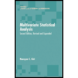 Multivariate Stat. Analysis