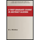 First Graduate Course in Abstract Algebra