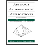 Abstract Algebra With Applications