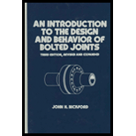 Intro. to Design and Behavior of Bolt