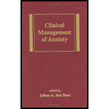 Clinical Management of Anxiety