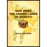 Who Owns the Crown Lands of Hawaii?