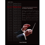 Error Detection Sheet Music