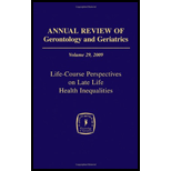 Annual Review of Gerontology and Geriatrics